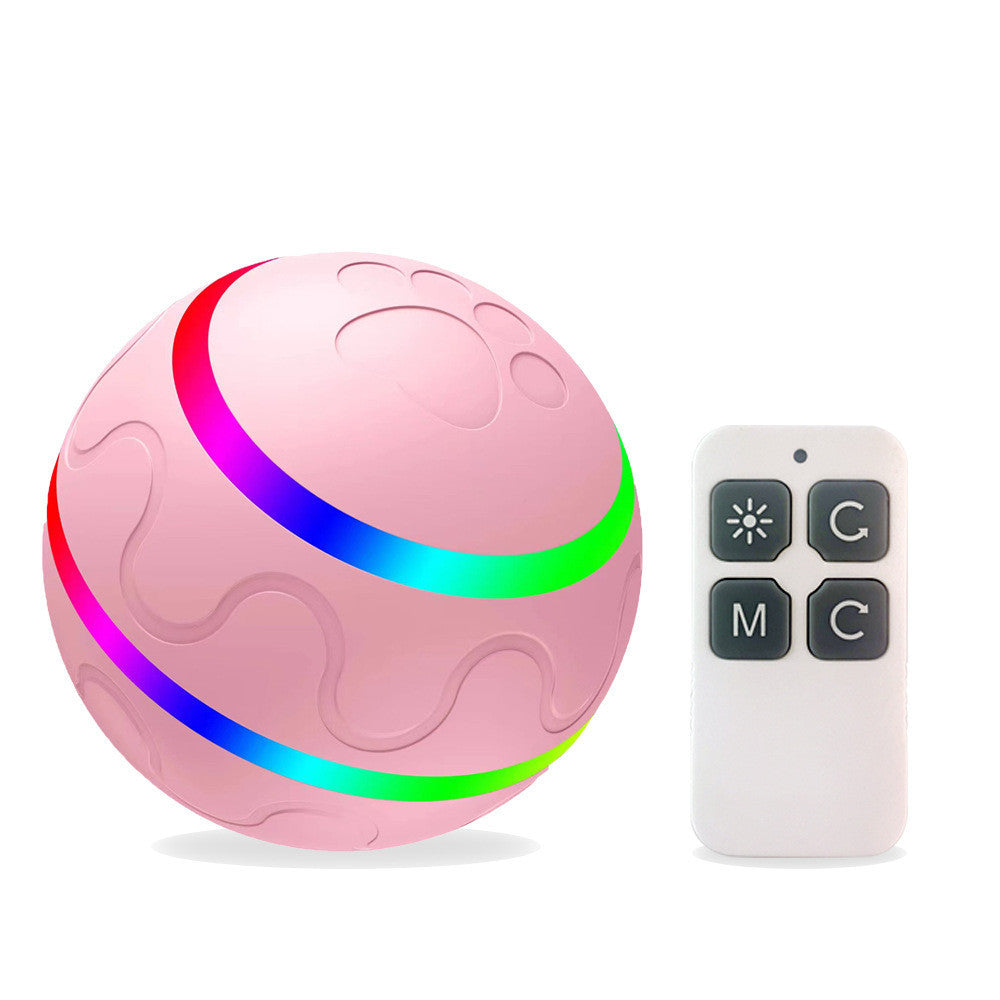Interactive Smart Rolling Cat Ball Toy – USB Rechargeable | Auto Movement & Remote Control