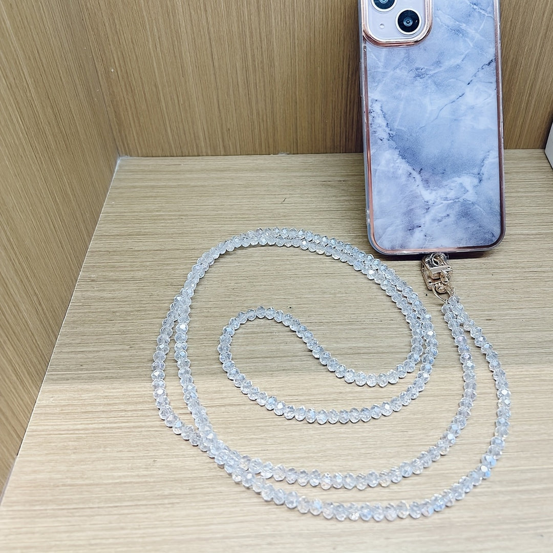 Crystal Phone Lanyard Chain – Stylish Shimmering Strap