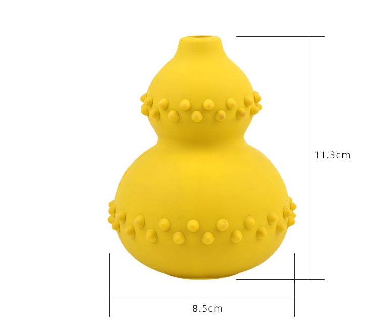 Leaky Gourd Dog Treat Toy – Slow Feeder Puzzle Ball for Small & Medium Dogs