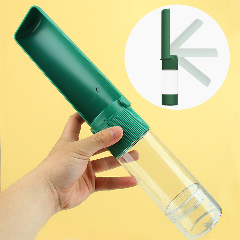 2-in-1 Portable Dog Water Bottle with Food Container – Travel Water Dispenser for Pets – grooming kit