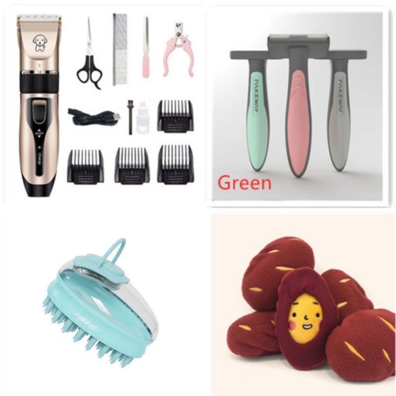 Rechargeable Pet Hair Clipper – Low Noise, Ceramic Blade, 90min Runtime
