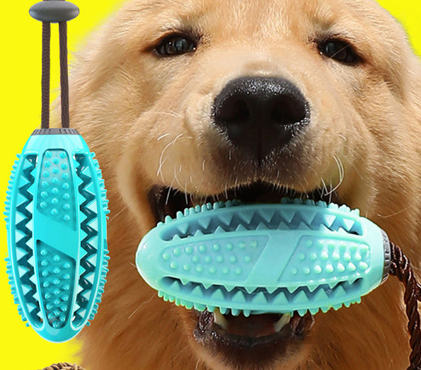 Suction Cup Tug Rope Dog Toy – Treat Dispenser & Dental Chew for Self-Play