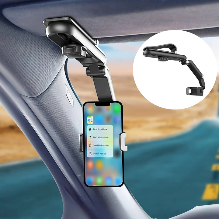 Universal 1080° Sun Visor Car Phone Holder – Adjustable Mount