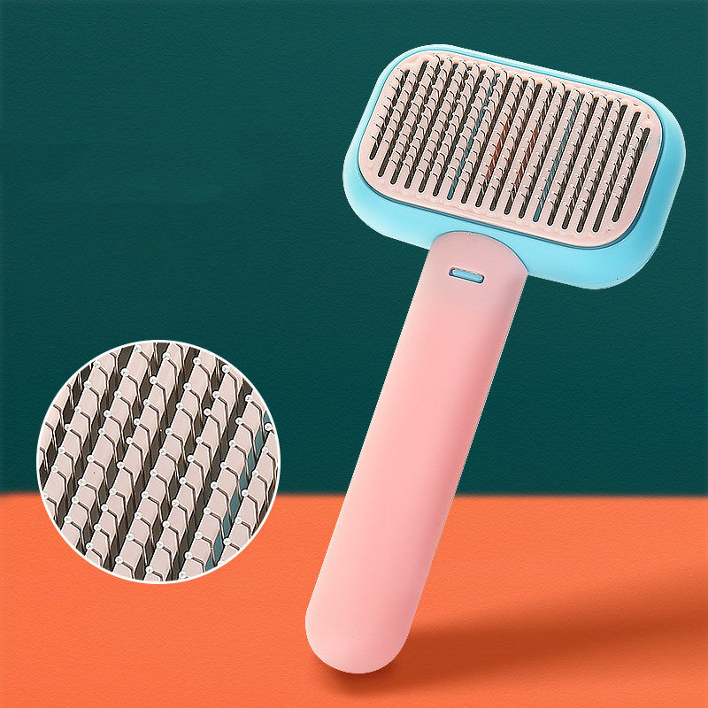 Pet Hairball & Matting Prevention Comb – Massage Brush for Dogs & Cats