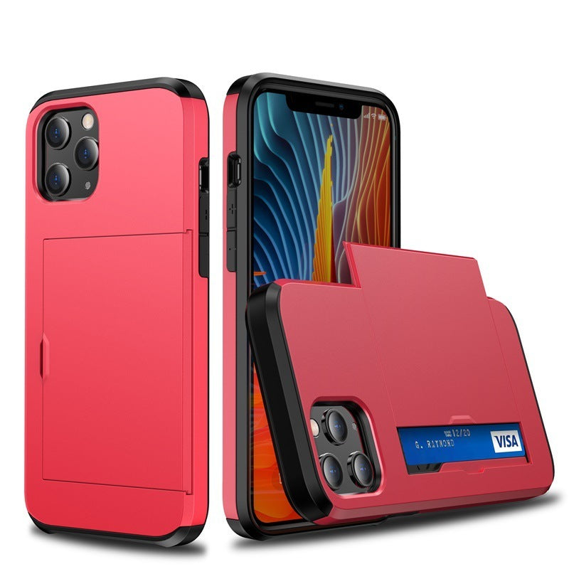 SGP Sliding Card Holder Phone Case – Dual Layer Protection + Wallet Function