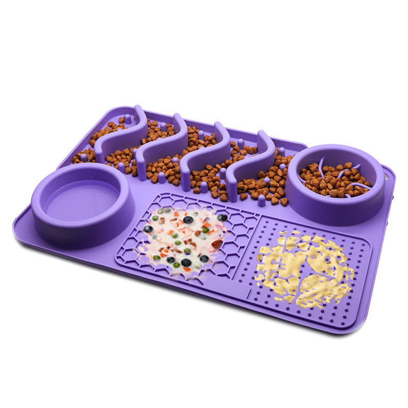 Pet Licking Mat – Slow Feeder for Dogs & Cats | Anxiety Relief & Dental Health