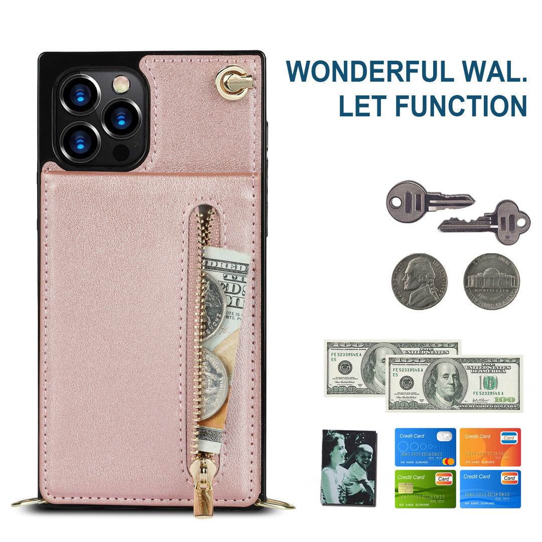 PU Leather Zipper Crossbody Phone Case – Wallet Cover for Samsung Models - JEFF's Favorite Picks