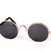Pet Sunglasses & Straw Hat Set – Summer Outfit for Cats & Small Dogs
