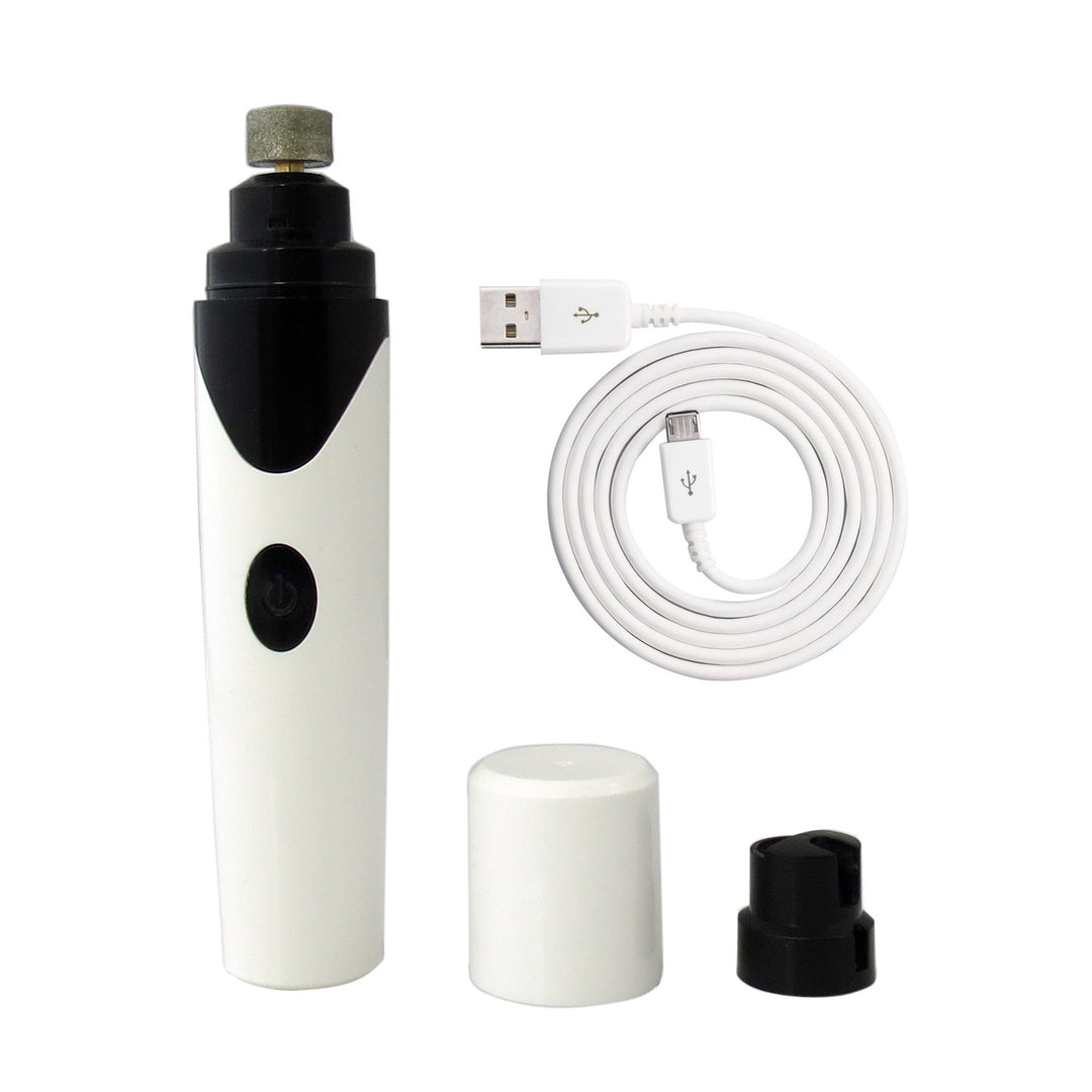 USB Pet Nail Grinder – Quiet, Safe, Rechargeable Grooming Tool for Cats & Dogs