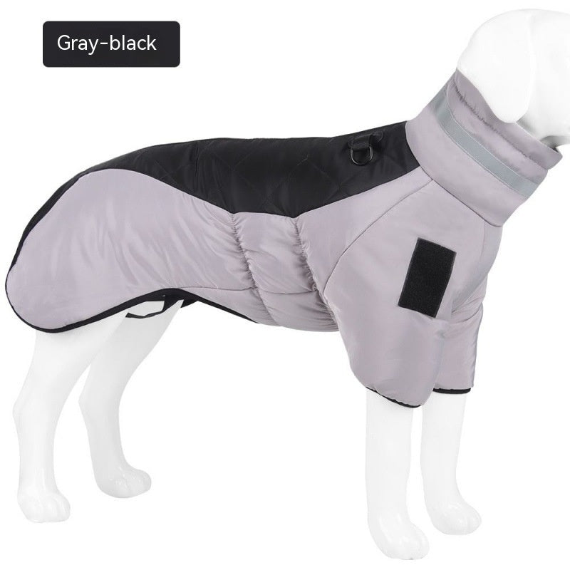 Thick Padded Winter Dog Coat – Warm, Anti-Static & Soft Velvet Lining