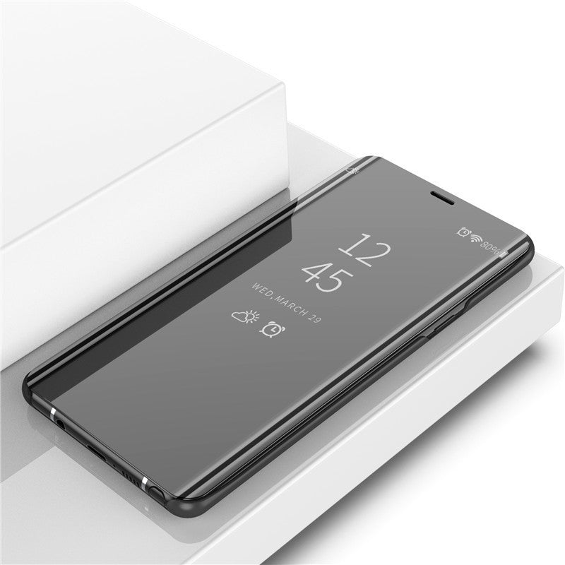 Mirror Leather Flip Case for Samsung – Stylish Business Cover