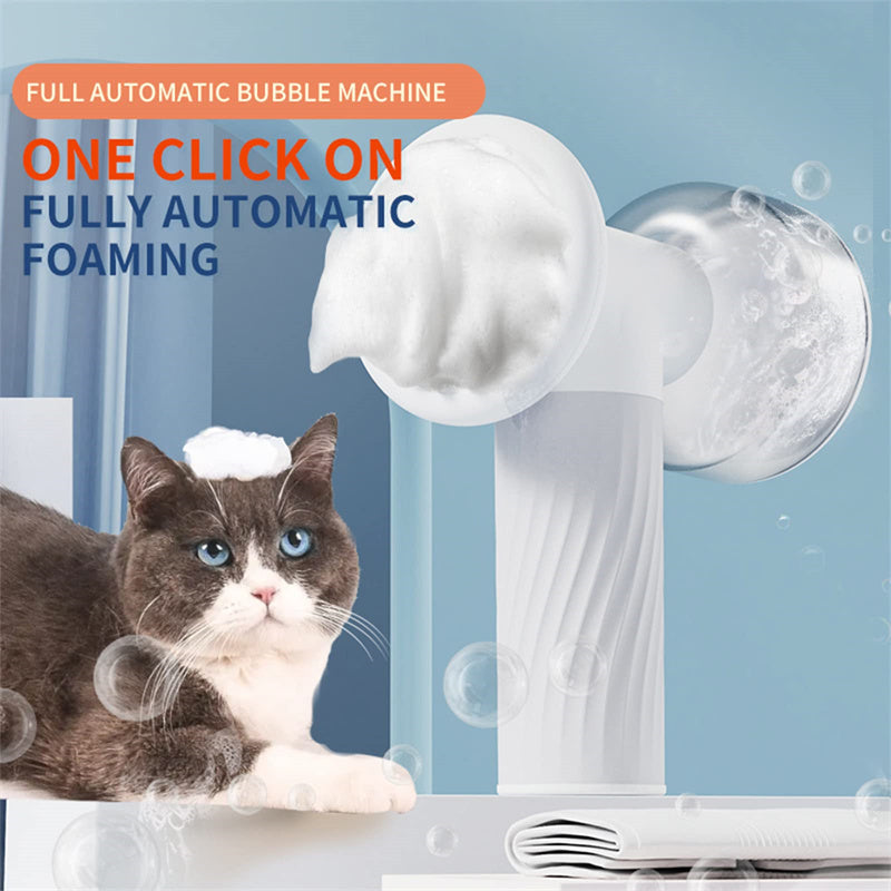 2-in-1 Silicone Pet Bath Brush with Soap Dispenser – Groom & Clean – grooming kit
