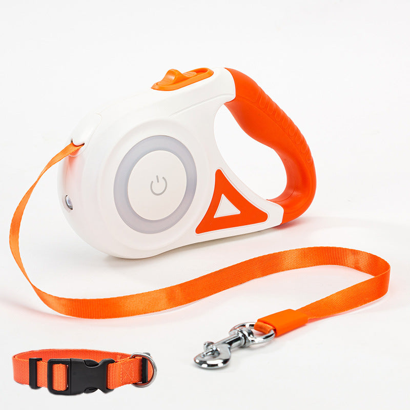 Retractable Dog Leash with Lock – Tangle-Free & Durable for Safe Walks