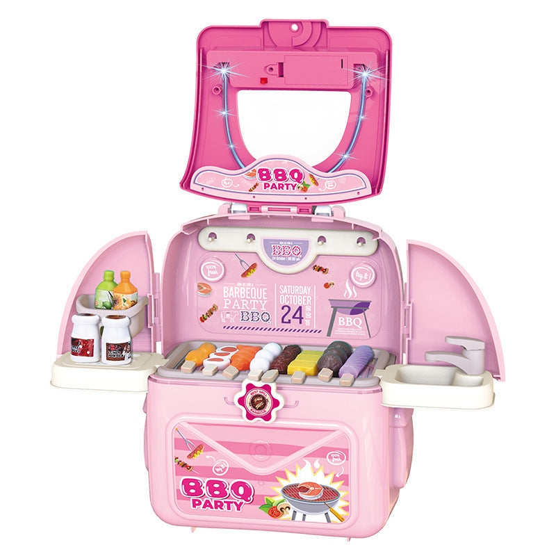 2-in-1 Toy Storage Backpack for Kids – Educational Organizer for Ages 4–6 – grooming kit