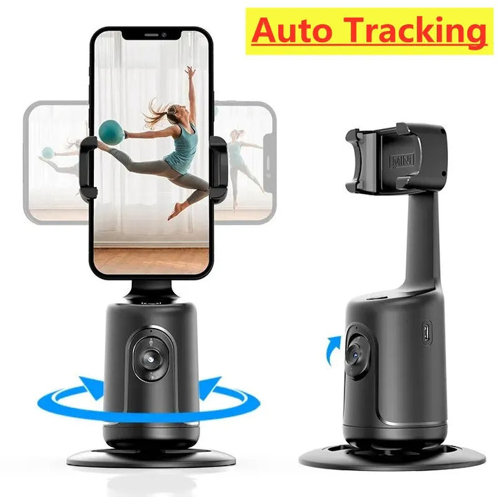 360° AI Smart Face Tracking Gimbal – App-Free Gesture Mount – tech-gadget
