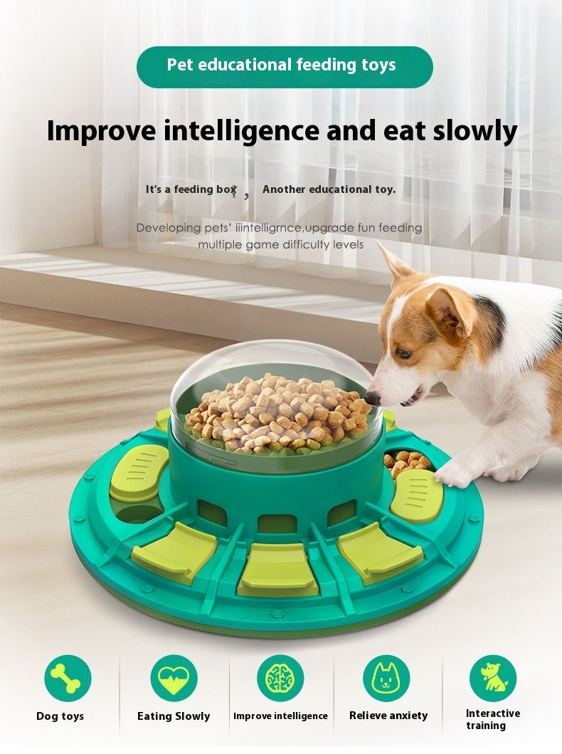 2-in-1 Dog Puzzle Toy & Treat Dispenser – Slow Feeder for Smart Dogs – grooming kit