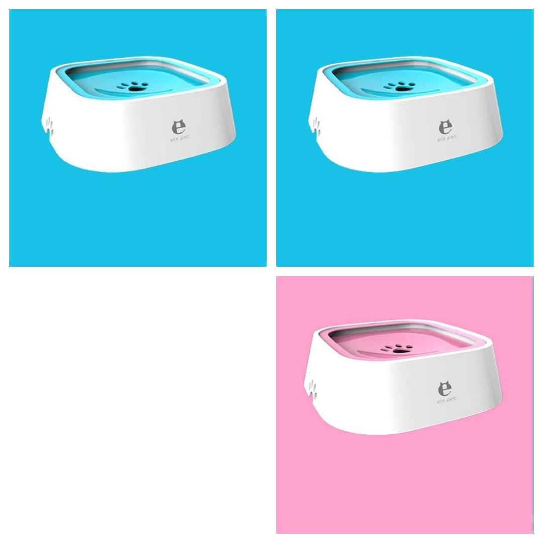 1.5L Floating Pet Water Bowl – No-Spill Slow Feeder for Cats & Dogs – grooming kit