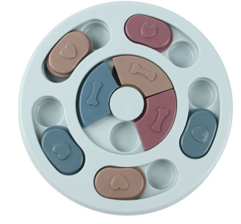 Interactive Puzzle Feeder Bowl – Slow Eating for Dogs & Cats