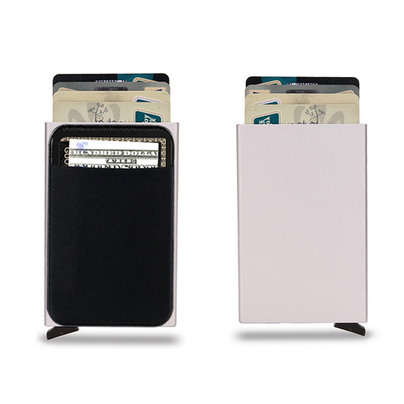 RFID-Blocking Metal Card Holder – Slim Aluminum Wallet – tech-gadget