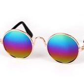 Pet Sunglasses & Straw Hat Set – Summer Outfit for Cats & Small Dogs