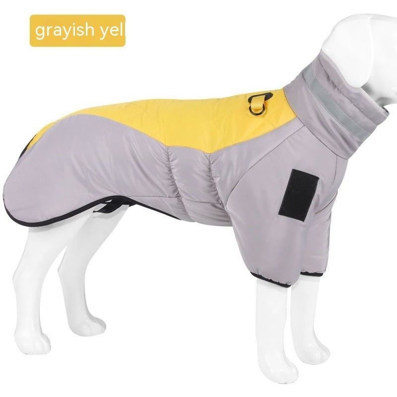 Thick Padded Winter Dog Coat – Warm, Anti-Static & Soft Velvet Lining