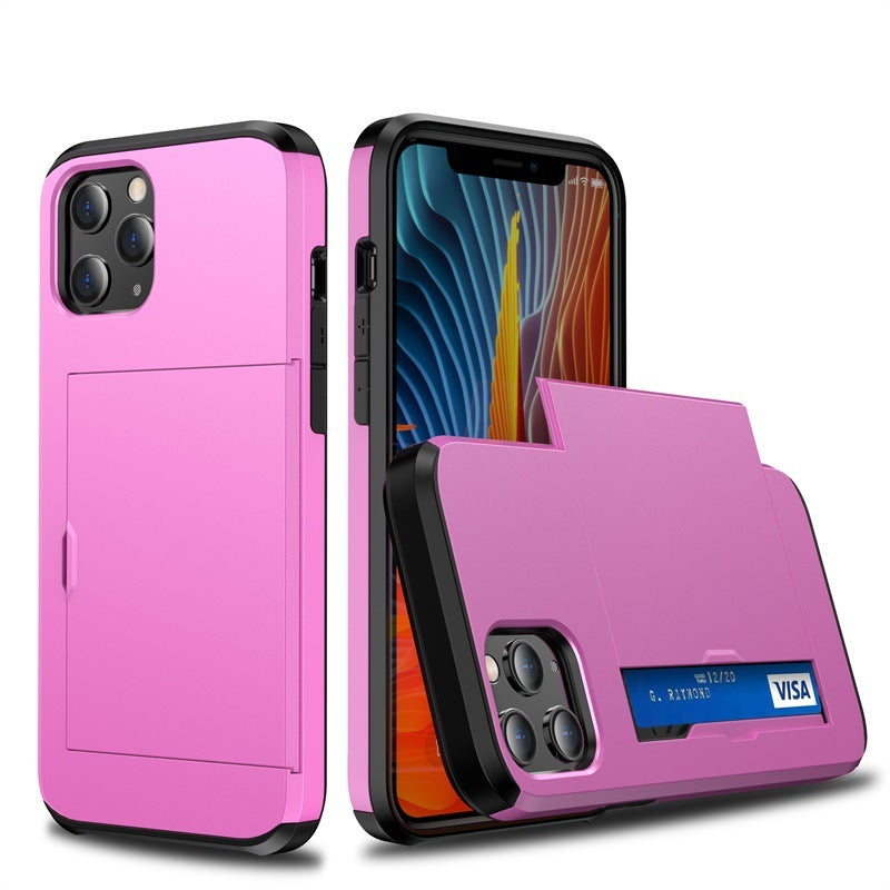 SGP Sliding Card Holder Phone Case – Dual Layer Protection + Wallet Function