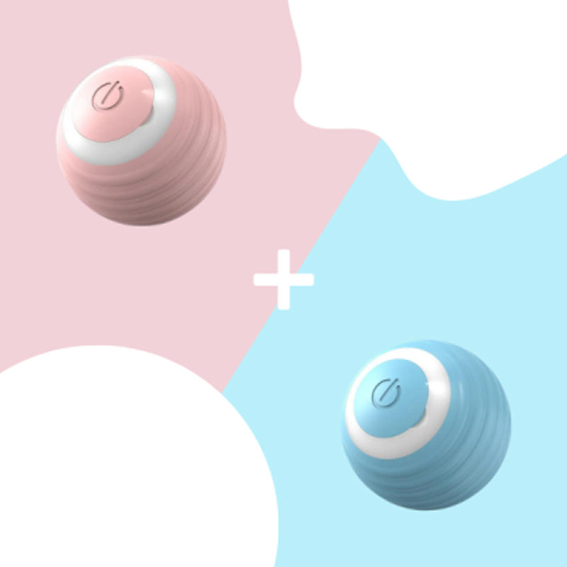 Rechargeable Smart Cat Toy Ball – Auto-Rolling Silicone Toy for Indoor Cats