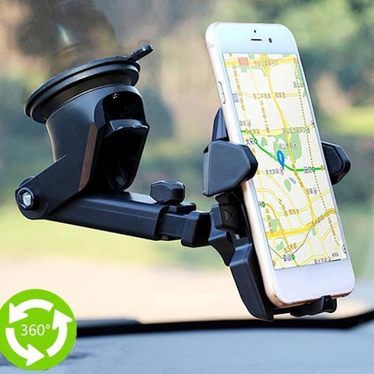 360° Rotating Windshield Car Phone Mount – Suction Cup Holder – car-accessory