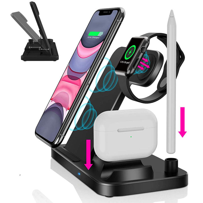 4-in-1 Wireless Charger – MagSafe Charging Dock for Apple Devices – power-bank