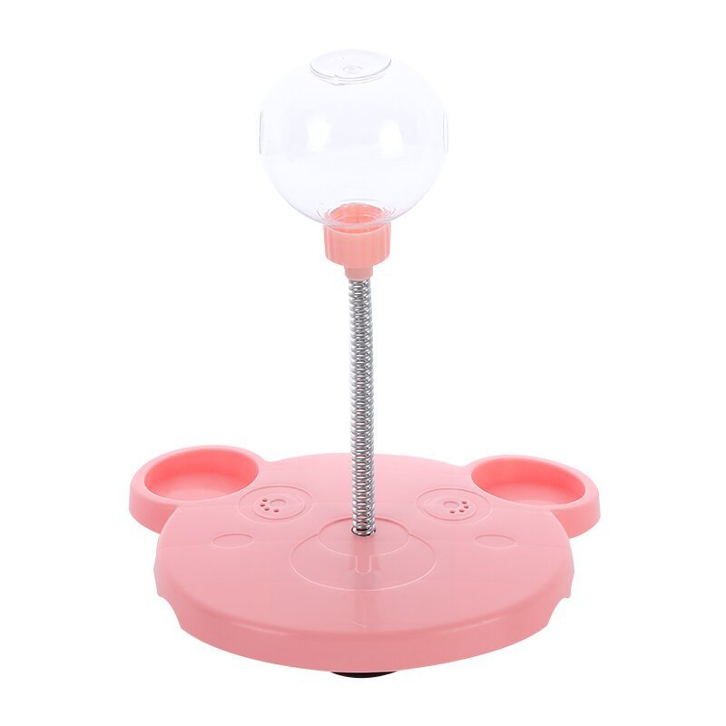 Interactive Toy Feeder for Cats & Dogs – Suction Base with Mint Ball Treat Compartments