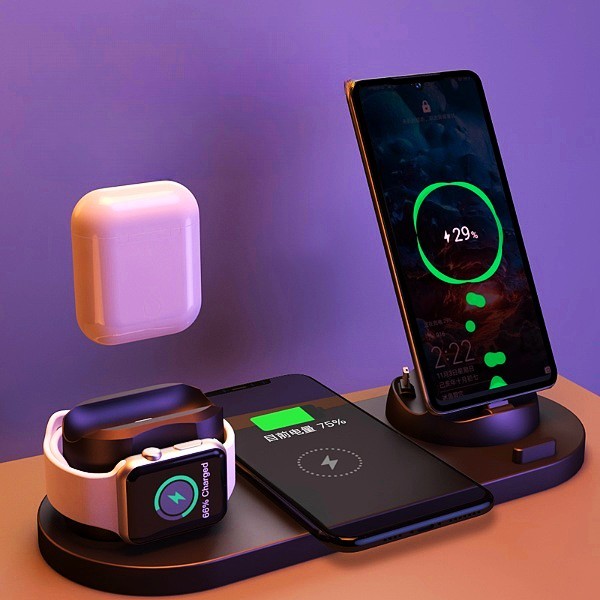 Fast Wireless Charging Dock – Qi2.2 MagSafe-Style 25W Dock – power-bank